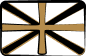 drapeau pays basque stylisé